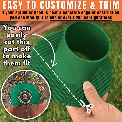 Sprinkler Head Guard Protector Donut Style Patented Sprinkler Protection Prevents Mower Damage 10 Pack ABS Plastic Durable