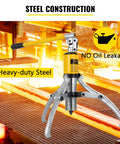Heavy Duty Hydraulic Gear Puller And Bearing Extractor Featuring A Three In One Layout For Snagging Stubborn Hubs And Hose Fittings Without Breaking A Sweat Made From Solid Steel Ratings Up To 20 Ton with steel construction.