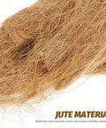 Close-up of jute material for Jute Fire Starter Rope 4 Pack For Camping And Hiking Quick Ignition Twine Fire Starters