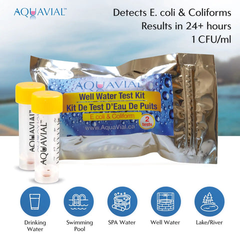 Top Shelf Two Pack Water Testing Kit To Nail Down E Coli And Coliform Fast Easy Color Shift Tests For Drinking Water Pools And Wells Keep Your Supply Totally Secure Always.