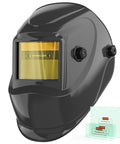 Auto Darkening Welding Helmet With Blue Light Blocking True Color Lens, Solar Powered Hood, 2 Arc Sensors, Shade 3.5 To 13