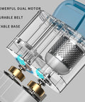 Close-up of Compact Portable Washing Machine Mini Washer And Spin Dryer Combo 14 Lbs showing powerful dual motor and stable base.
