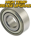 High temp upgrade for Six Pack Heavy Duty C3 Bearings Loaded With High Temp Synthetic Grease To Slash Friction and Handle Daily Garage Grind Without Melting Past Four Hundred Degrees Rock Solid Build For Tough Riding Mowers That Demand Serious Engine Life.