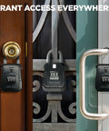 Alpha Key Lock Box 12 Pack With Code For Realtors And Property Managers And Short Term Rentals Outdoor Weatherproof Key Safe