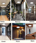 12 Inch Dope Motion Sensor Ceiling Light LED Flush Mount For Indoor Use Auto On In the Dark in various settings