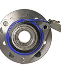 Built Tough Heavy Duty Front Wheel Bearing And Hub Assembly Fits Chevrolet Malibu Oldsmobile Alero Pontiac Grand Am 1997 Through 2005 No Sweat Direct Fit Replacement, top view showing fitted design.