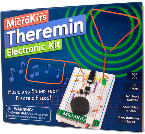 Theremin Electronics Kit For Hands On Music Making No Tools Needed Easy To Build Breadboard Kit Educational STEM STEAM Activity