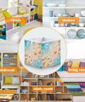 Kjdsxld Fabric Storage Bin Collapsible With Handles For Organization A457 shown in various room settings for versatile use.