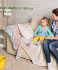 Mother and daughter beside Grab And Go Portable Folding Mini Washing Machine For Apartments And Dorms Tiny Washer
