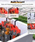Bucket Truck Hook Organizer And Lineman Tool Board With Six Extended Hooks And Two Rounded Loops, Patented Design