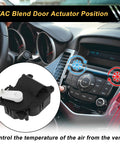 Plug And Play Hvac Heater Blend Door Actuator Compatible With Toyota Tacoma And 4Runner Ac Climate Control Replacement For No Hassle Cabin Temperature Fixes And Smooth Airflow 8710604030 in vehicle dashboard view.