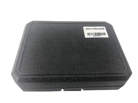 Heavy Duty Digital Force Gauge High Precision Push Pull Tester No Sweat 200N Dynamometer with durable black storage case.