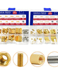 Sick Kickass M2 M3 Hex Brass Standoff Spacers Hardware Kit With Matching Nuts Screws Bolts 240 Piece Assortment Gonna Level Your Circuit Board Setup Folks in tackle box.