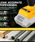 Badass Cordless Cut Off Tool Featuring Brushless Motor Delivers Killer 18000 Rpm Cuts With Three Speed Tweaks for cutting wood and metal.
