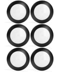 LED Flush Mount Ceiling Light 6 Pack, 16.5W Each, 1100 Lumens, 5000K Bright White, Bronze Trim, 120V, ENERGY STAR Certified, ETL Listed