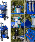 Heavy Duty Polyurea Spray Machine Foam Proportioning System For Waterproofing And Insulation Projects control panel and components close-up.
