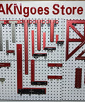 Pro Grade Aluminum Woodworking Square For Layout And Joinery Self Standing 24 Inch displayed in store setup