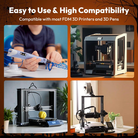 Knock Out Fresh Prints Fast With This Dead Simple Top Shelf Dual Tone Silk PLA Filament Pack in various FDM printers and pens.