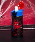 Marvel Spider Man 16 Oz Kids Water Bottle With A Kid Approved Leak Proof Straw And Super Tough Break Resistant Plastic That Hits Different And Stays Dishwasher Safe For Daily Adventures, featuring Spider-Man design.