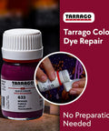 No Sweat Quick Color Leather And Canvas Dye For Beat Up Kicks Boots Bags And Coats In Bold Purple 25 Ml Tube with cap.