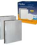 MD1-0022 Replacement Filter Two Pack H13 Grade For Vornado Air Purifier with box and two HEPA filters displayed