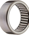 Workhorse Full Complement Needle Roller Bearing With Drawn Steel Cup Solid As A Rock For High Dynamic Loads Tight Spaces Solid One Point Five Inch Bore One Point Eight Eight Outside Diameter Three Quarter Inch Width Pro Grade Replacement Part showing inner view with needle rollers.