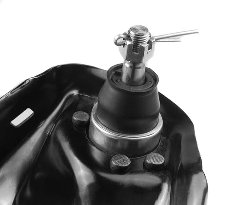 Close-up of front upper suspension control arm featuring high strength steel with ball joint for Chevy Blazer Gmc S10.