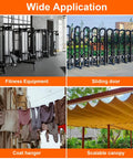 Top Shelf 304 Stainless Steel V Groove Pulley Wheels Two Pack For Smooth Sliding Gate Glide And Diy Home Gym Cable Rigs With Full Bolt Kit For Quick Heavy Duty Wall Or Wood Setup No Fuss Ever in various applications like fitness equipment and sliding door.