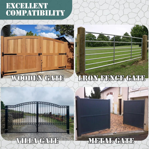 Heavy Duty 8 Inch Swivel Gate Wheels With Locking Brake built tough for various gate types including wooden and metal.