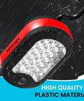 Three Pack LED Work Lights With Magnetic Back Rotatable Hook And Push Button Power Pocket Sized Battery Operated Lights