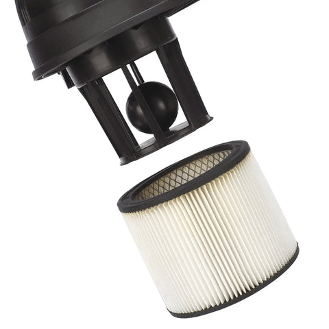 Pleated Cartridge Filter Replacement For Wet Dry Vacuums, 8 Inch Diameter By 6.5 Inch Height, High Flow Filtration, Clog Resistant