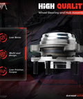 Front Wheel Hub Bearing Assembly With Integrated Abs Sensor For Infiniti G35 G37 Ex35 Fx35 Fx45 Fx50 M35 Awd Models showing detailed design features.