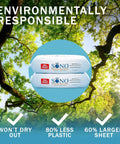 Go To Alcohol Free Medical Grade Disinfecting Wipes Pack Of 2 With 160 Count And Extra Large Sheets eco-friendly packaging
