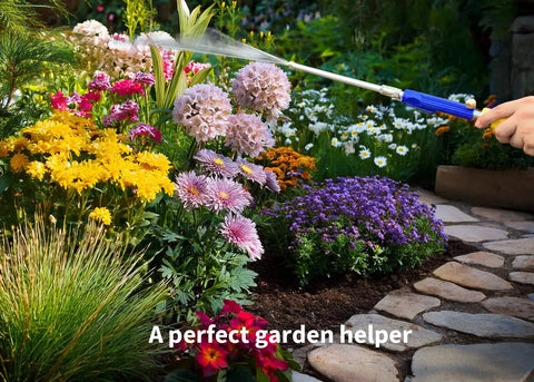 Hydro Nozzle Hose Sprayer With Jet And Mist Modes Heavy Duty Metal Body Easy Grip Garden Hose Attachment watering flowers