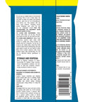 Back view of packaging for Electronic Disinfecting Wipes For Laptops Computers TVs And All Screen Surfaces No Residue 2 Pack 15 Count