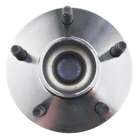 Heavy Duty Rear Wheel Hub Bearing Without Abs For Chevy Hhr Malibu And Pontiac G6 top view showing smooth surface and installation bolts.