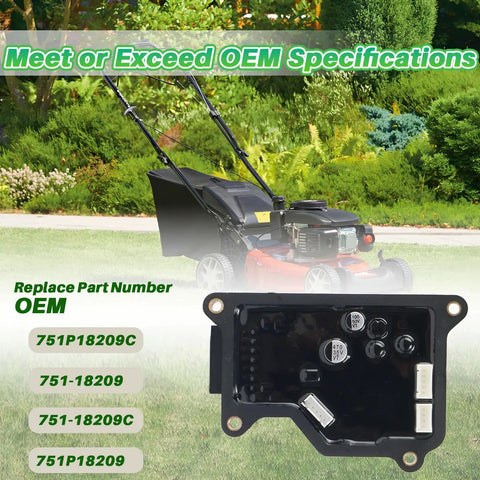 Electronic Control Module Replacement For 547cc Engines Plug And Play Fit For AX90HUB AX90HUC AX90HU AX90HUA Engines Troy Bilt MTD Tractors Replaces 751 18209C Easy Install Ready For Lawn Care Pros