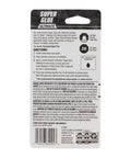Tough As Nails Super Glue Pack Of Six 15 Grams Tubes clear bonding liquid instructions on back packaging.