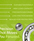 W209PPB2 AG Bearing With Round Bore And Spherical OD 1.77 X 3.35 X 1.19 showing durable materials and low-friction design.