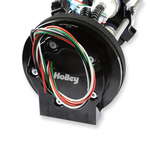 Beefy Drop In Dual Electric In Tank Fuel Pump Kit At 900 Lph built on heavy duty billet aluminum fuel module with wiring.