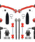 Ready To Roll 12 Piece Front End Suspension Fix Packed With Beefed Up Control Arms Lower Ball Joints Tie Rod Ends And Sway Bar Links For Your 1999 To 2006 Chevy Silverado Gmc Sierra 1500 Truck