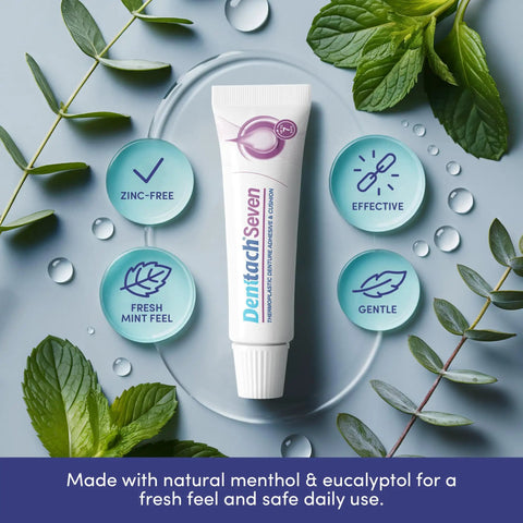 Thermoplastic Denture Adhesive That Doubles As Cushion And Reliner For All Day Hold Up To 7 Days No Slip Grip For Upper And Lower Dentures Zinc Free Comfortable Fit.