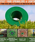 Sprinkler Head Guard Protector Donut Style Patented Sprinkler Protection Prevents Mower Damage 10 Pack ABS Plastic Durable Lawn Irrigation Shield For Most Sprinkler Heads Veteran Owned