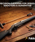 Remington Model 700 Field Cleaning Kit With Quick Action Brush And Tough As Nails Steel Bolt Opener Including Five No Nonsense Replacement Swabs For Gritty Raceway Lugs And Snappy Firing Pin Service on a wooden bench.