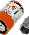 Key Relearn Ignition Lock Cylinder Replacement With Exclusive Plug And Play Coding Tool instructions and cylinder close-up