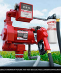 KIT700MA Meter Flange Kit installed on FR700V Series Pump with 800 Series ¾″ Mechanical Meter, showing connection and gauge.