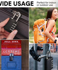Wide usage of 40 Pack Four Digit Combination Padlocks For Luggage And Lockers, Waterproof Outdoor Resettable Locks in various settings