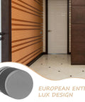 European Style Beefy Ball Deadbolt Lock Single Cylinder Key Entry For Bedroom And Study Door Heavy Duty Badass Security Hardware with chic finish on a modern entryway.