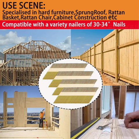 Pro Grade Smooth Shank Framing Nails Bulk Pack Features 2 Inch 2.5 Inch 3 Inch And 3.5 Inch Variants for various construction uses.