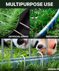 Beefy 4 Inch U Shaped Landscape Staples Pack Of 40 For Soaker Hose Drip Line Tubing securing artificial grass and fencing